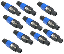 Load image into Gallery viewer, 10 MR DJ Conductor Speaker Cable Male Connector End for SPEAKON Audio Loudspeaker