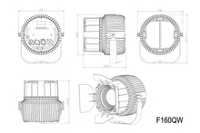 Load image into Gallery viewer, Antari F160QW Quad Colour Fresnel Effect with Plano-Convex Lens