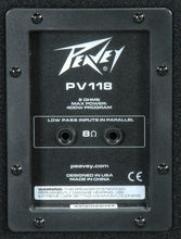 Load image into Gallery viewer, Peavey PV 118 Enclosure Subwoofer
