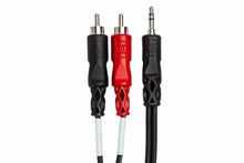 Load image into Gallery viewer, Hosa Stereo Breakout Cable 3.5 mm TRS to Dual RCA