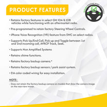 Load image into Gallery viewer, Crux SWRGM-47 Car Stereo Retain OnStar Steering Wheel Controls in 2016-2019 Chevrolet GMC