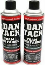 Load image into Gallery viewer, 2 Dan Tack 2012 12 oz professional quality foam &amp; fabric spray glue adhesive Can