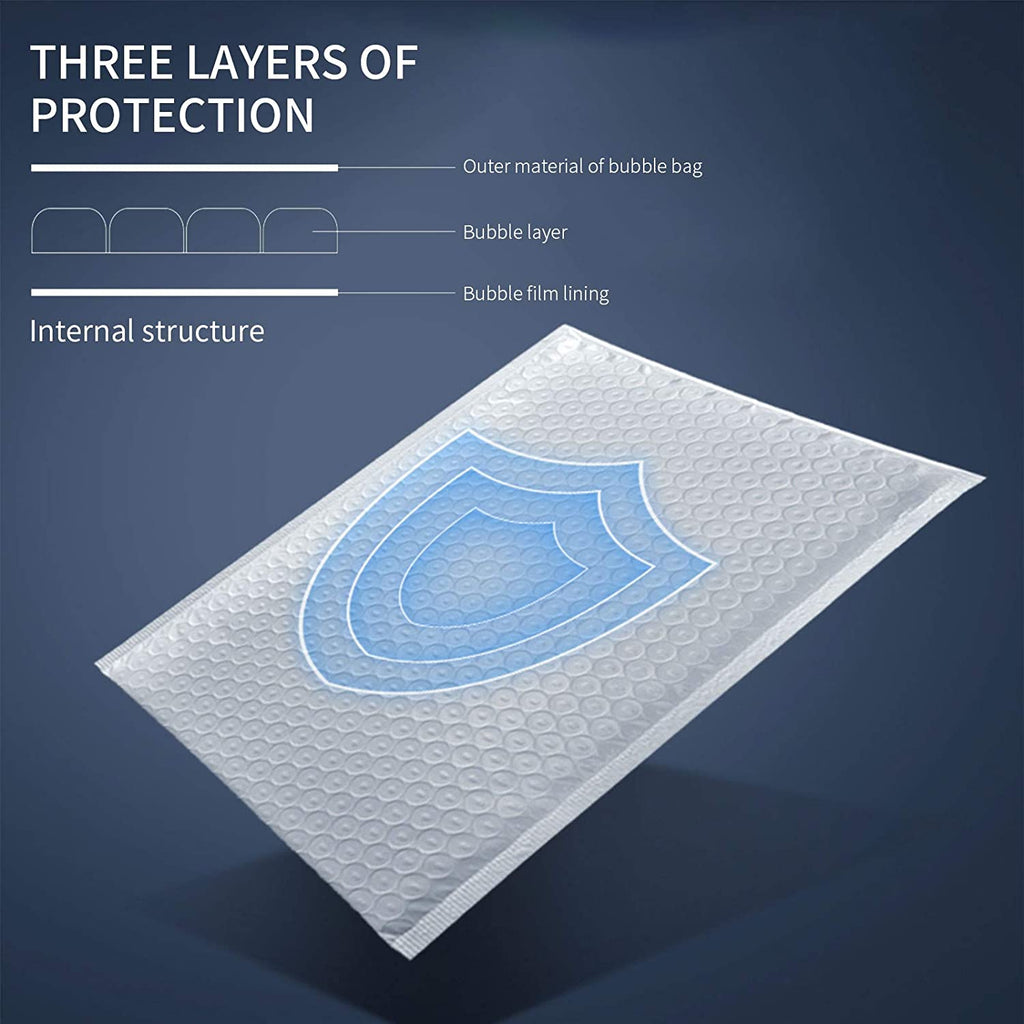 BM Paper Poly Bubble Mailers 6X10'' #0 250pcs