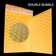 Load image into Gallery viewer, 100 - 6x10 Lightweight Self Sealing Tear &amp; Puncture Resistant Padded Kraft Bubble Mailer Envelope Bags