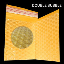 Load image into Gallery viewer, BM Paper 100 #1 7.25X11" Kraft Poly Bubble Mailers Padded Envelopes Bulk Bubble Lined Wrap Polymailer Bags