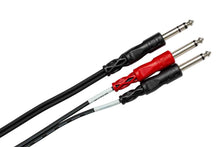 Load image into Gallery viewer, Hosa STP-201 Insert Cable 1/4 in TRS to Dual 1/4 in TS – 1 Meter