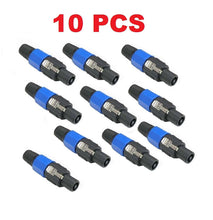 Load image into Gallery viewer, 10 Pcs Conductor Speaker Cable Male Connector End for SPEAKON Audio Loudspeaker