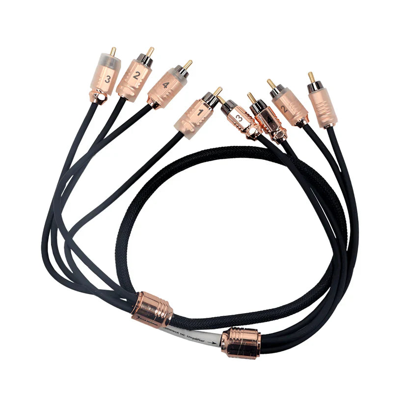 Diamond Audio HX43 3Ft Four Channel RCA Cable