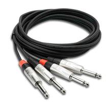 Load image into Gallery viewer, Hosa HPP-003X2 Pro Dual Cable 1/4-Inch TS - Same 3 Ft