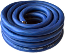 Load image into Gallery viewer, Absolute PW0G25BL 0 Gauge Blue Amplifier Amp Power/Ground 1/0 Wire 25 Feet Superflex Cable