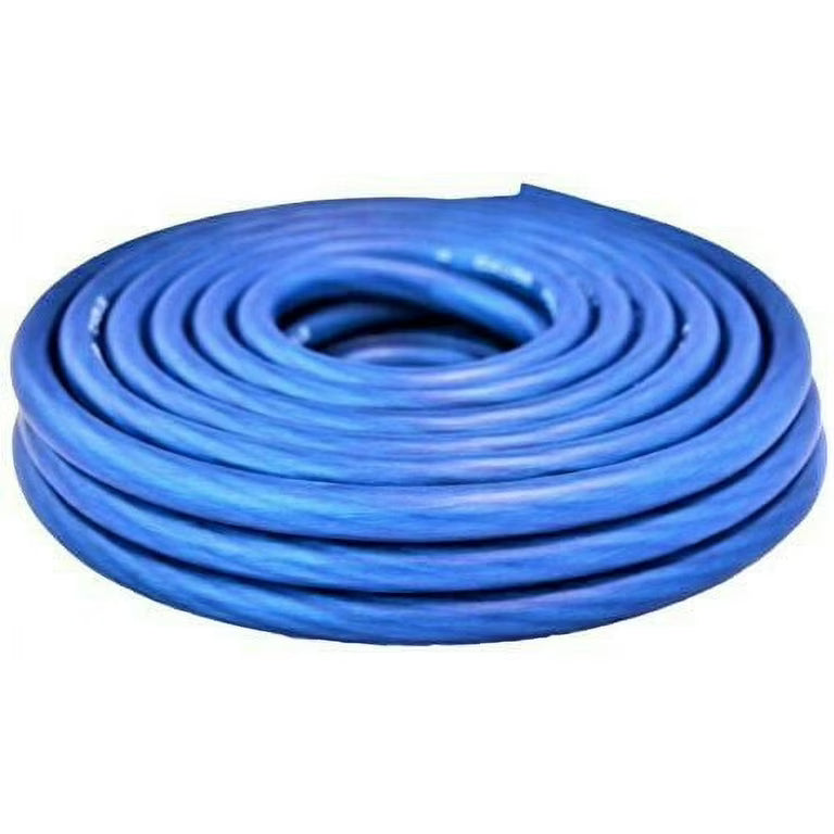 Absolute 8 Gauge 200' Blue Power Ground Wire Car Audio Amplifier Marine Cable
