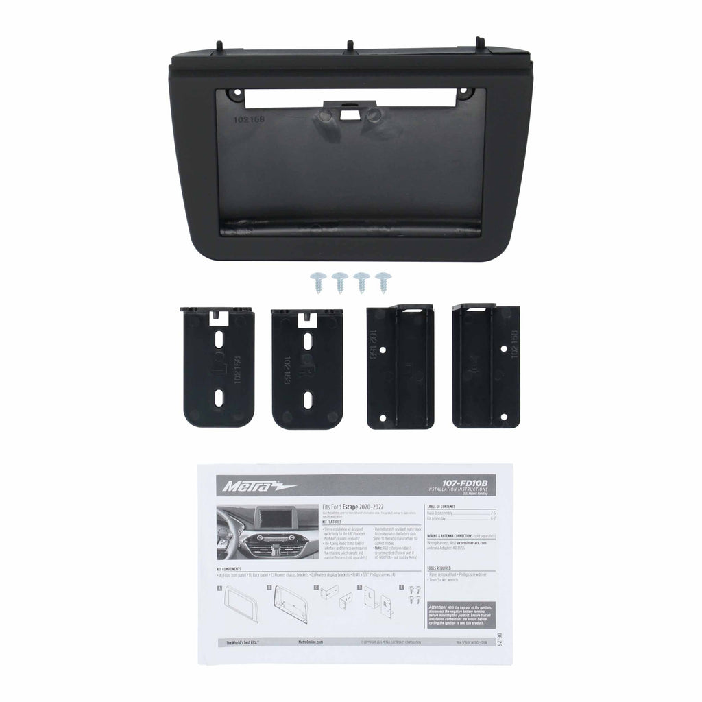 Metra 107-FD10B Ford Escape 2020-2026 (with factory 4.2" or 8" screen)