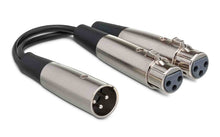 Load image into Gallery viewer, Hosa YXF-101.5, XLR Male to Dual XLR Female Y Cable - 18 Inches