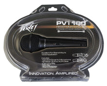 Load image into Gallery viewer, Peavey PV®i 100 Microphone - XLR w/ clam shell Dynamic Cardioid Microphone with XLR Cable
