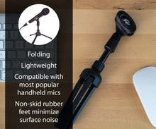 Load image into Gallery viewer, Peavey Microphone Desktop Tripod Stand 03028280