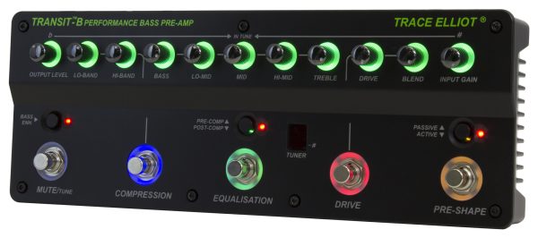 Peavey Trace Elliot® Transit B Bass Pre-amp & Effects Pedal