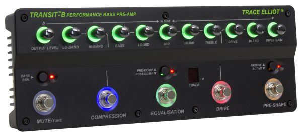 Peavey Trace Elliot® Transit B Bass Pre-amp & Effects Pedal