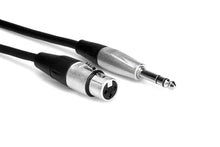 Load image into Gallery viewer, Hosa HXS-005 Pro Balanced Interconnect Cable, REAN XLR3F to 1/4 in TRS - 5 Feet