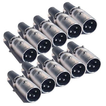 Load image into Gallery viewer, MR DJ USA XLRMH10 5 Pair XLR Male Head 3 Pin Connector Allows for Speaker Cables