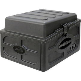 SKB 1SKB-R104 10 x 4 Compact Rig Audio and DJ Rack Case (Black)