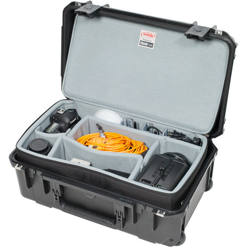 SKB 3i-2011-7DZ iSeries 2011-7 Case with Think Tank Removable Zippered Divider Interior (Black)