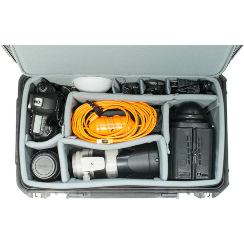 SKB 3i-2011-7DZ iSeries 2011-7 Case with Think Tank Removable Zippered Divider Interior (Black)