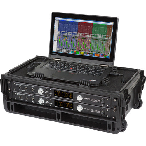 SKB 1SKB-ISF2U Injection Molded 2U Studio Flyer Rack Case