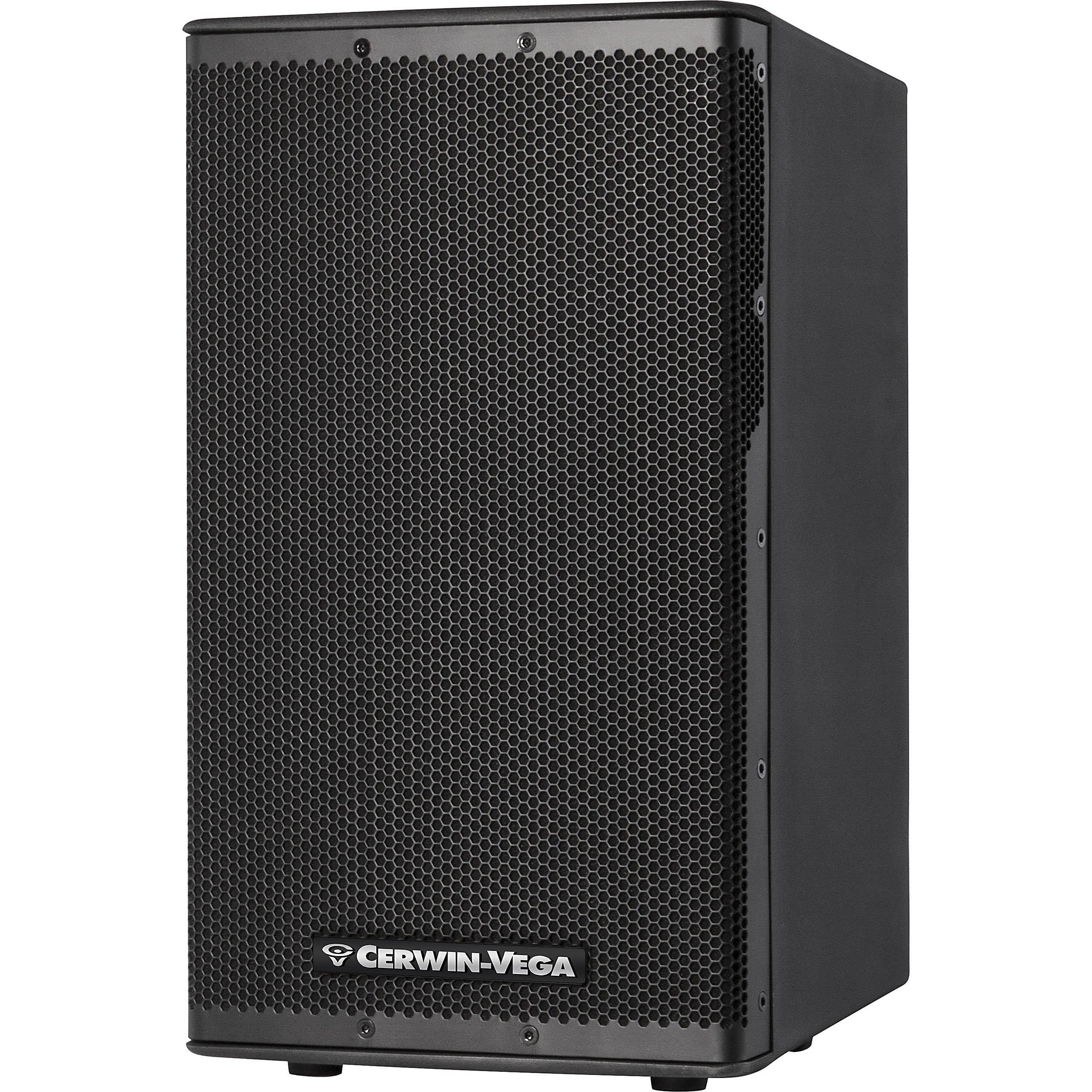 2 Cerwin Vega CVX-15 Pair Package with Speaker Stands & XLR Cables