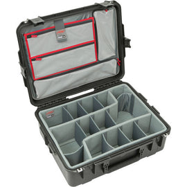 SKB 3i-2217-8DL iSeries 2217-8 Case with Think Tank Photo Dividers & Lid Organizer (Black)