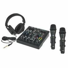 Load image into Gallery viewer, Mackie Performer Bundle With ProFX6V3 Mixer EM-89D Mics and Headphones