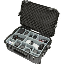 Load image into Gallery viewer, SKB 3i-2215-8DT iSeries 2215-8 Waterproof Utility Case with Wheels and Think Tank Photo Dividers (Black)