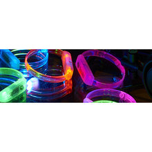 Load image into Gallery viewer, Hercules HER-WRISTBAND-10-PK Sound-Reactive Multicolor LED Wristbands (10-Pack)
