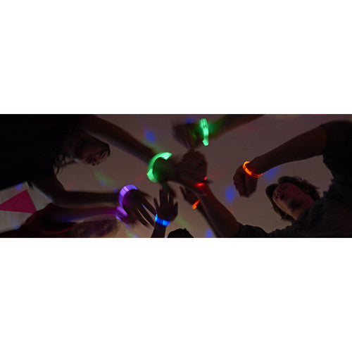 Hercules HER-WRISTBAND-10-PK Sound-Reactive Multicolor LED Wristbands (10-Pack)