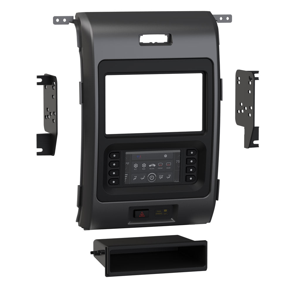 Metra 99-5846B TurboTouch Kit - Compatible Fits for Ford F-150 (with Factory 4.2-Inch Screen) 2013-2014