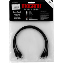 Load image into Gallery viewer, Mogami PP 3.5 MOD 01 3PK 3.5 TS Mono to 3.5 TS Cable (1', 3-Pack)