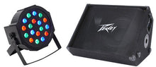 Load image into Gallery viewer, Peavey PV 12M Pro Passive 12" Stage Monitor Speaker + Wash Light