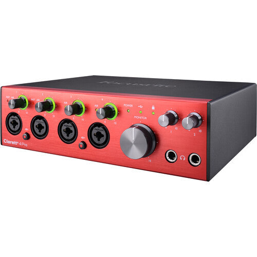 Focusrite CLARETT-PLUS-4PRE Desktop 18x8 USB-C Audio/MIDI Interface