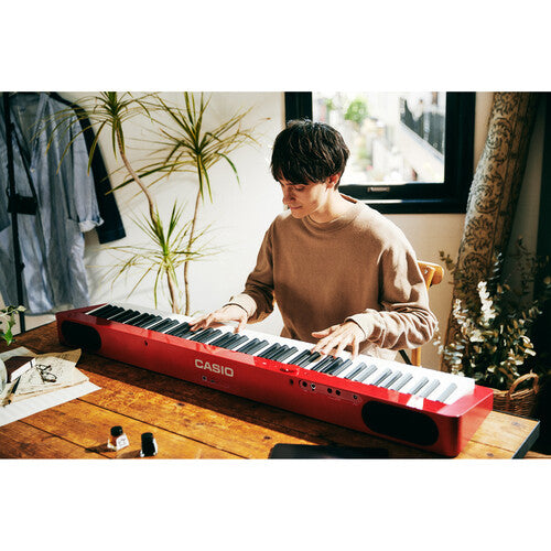 Casio Privia PX-S1100RD 88-Key Digital Piano with Built-In Speakers (Red)