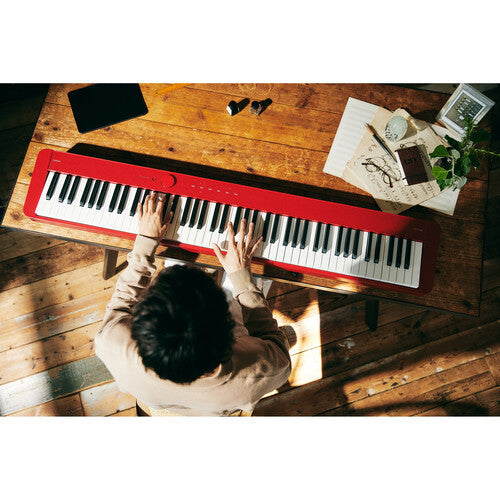 Casio Privia PX-S1100RD 88-Key Digital Piano with Built-In Speakers (Red)