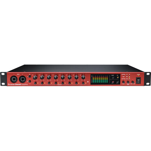 Focusrite CLARETT-PLUS-OCTOPRE Eight-Channel Preamp with 24-Bit / 192 kHz Conversion and ADAT I/O