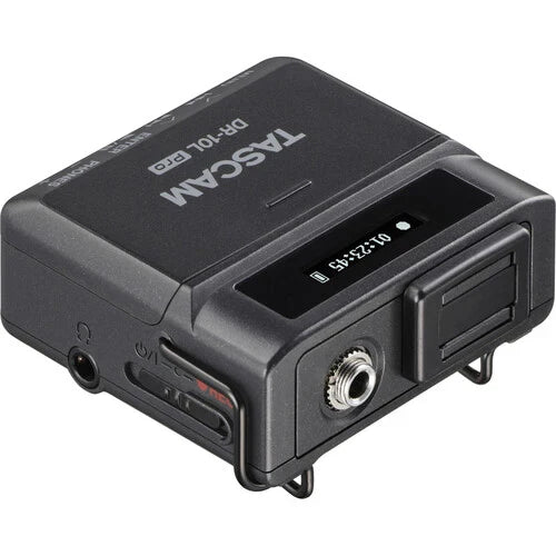Tascam DR-10L Digital Audio Recorder with Lavalier Mic - Black