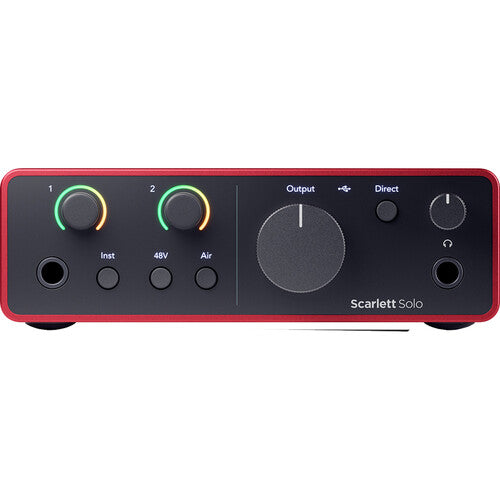 Focusrite SCARLETT-SOLO-STU-4G USB-C Audio Interface Microphone Headphones