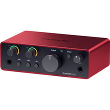 Load image into Gallery viewer, Focusrite SCARLETT-SOLO-STU-4G USB-C Audio Interface Microphone Headphones