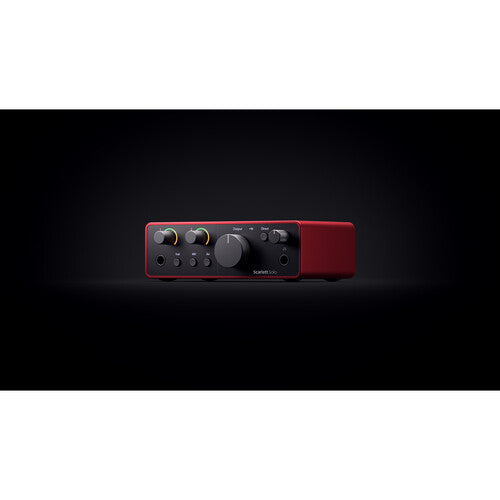 Focusrite SCARLETT-SOLO-STU-4G USB-C Audio Interface Microphone Headphones