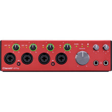 Load image into Gallery viewer, Focusrite CLARETT-PLUS-4PRE Desktop 18x8 USB-C Audio/MIDI Interface