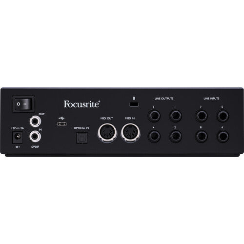 Focusrite CLARETT-PLUS-4PRE Desktop 18x8 USB-C Audio/MIDI Interface