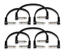 Load image into Gallery viewer, Hosa CFP-606 Flat Guitar Pedalboard Patch Cable - (6 in, 6 Pack)