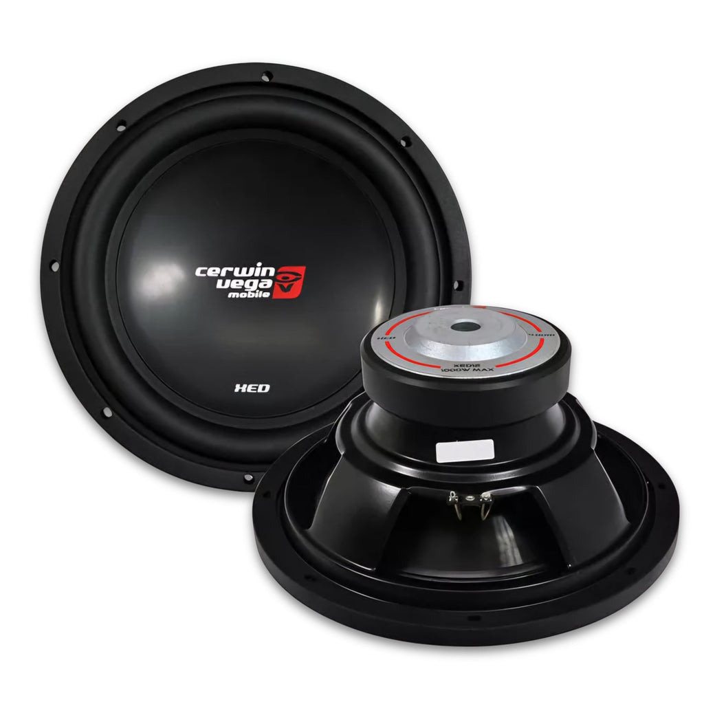 Cerwin Vega XED12V2 1000W 12" SVC 2-OHM Car Audio Subwoofer Woofer