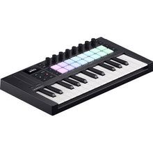 Load image into Gallery viewer, Novation LAUNCHKEY-MINI25-MK4 USB MIDI Keyboard Controller (Black, 25 Mini Keys)