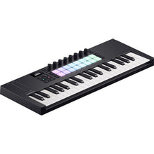 Load image into Gallery viewer, Novation	LAUNCHKEY-MINI37-MK4 USB MIDI Keyboard Controller (Black, 37 Mini Keys)